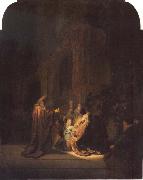 REMBRANDT Harmenszoon van Rijn The Presentation of Jesus in the Temple oil painting artist